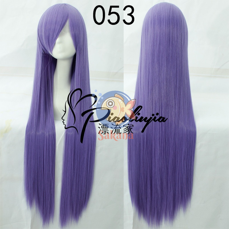 Tóc giả 100cm nữ tím cơ bản thẳng dài hóa trangcác loại Sakana cosplay shop