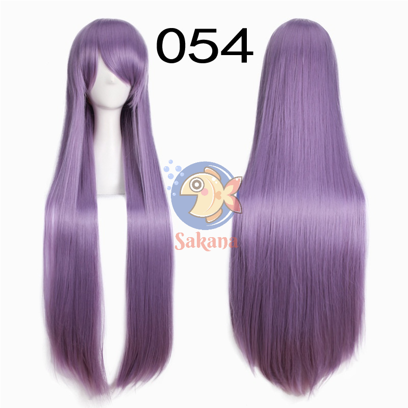 Tóc giả 100cm nữ tím cơ bản thẳng dài hóa trangcác loại Sakana cosplay shop