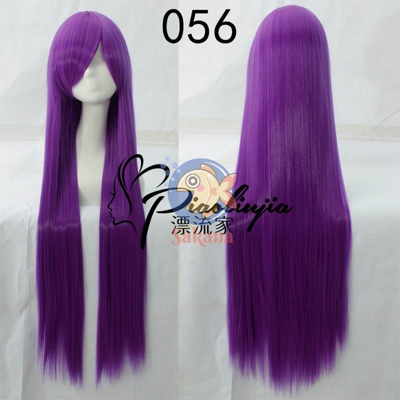 Tóc giả 100cm nữ tím cơ bản thẳng dài hóa trangcác loại Sakana cosplay shop