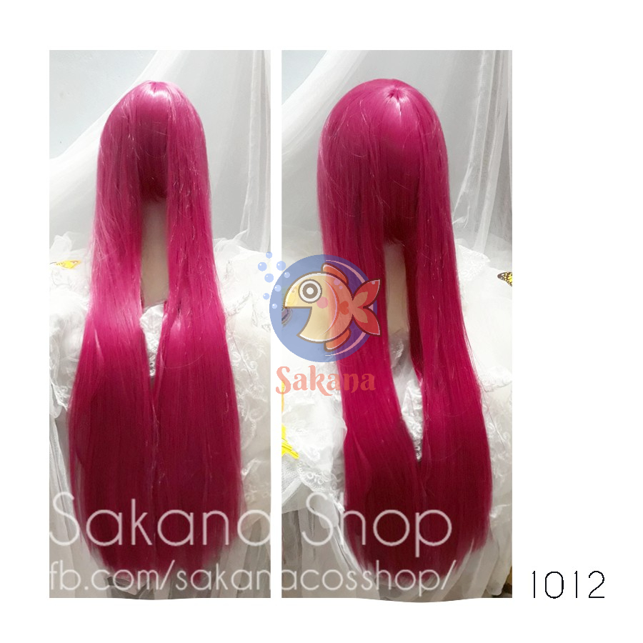 Tóc giả  100cm cơ bản thẳng dài lưới hoa chịu nhiệt hoá trang halloween Sakana cosplay