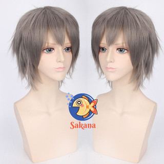 Tóc giả nam cơ bản 30cm cosplay lưới hoa xù