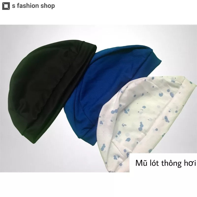 MŨ LÓT NÓN BẢO HIỂM HẠN CHẾ BẾT DÍNH VÀ HÔI DA ĐẦU