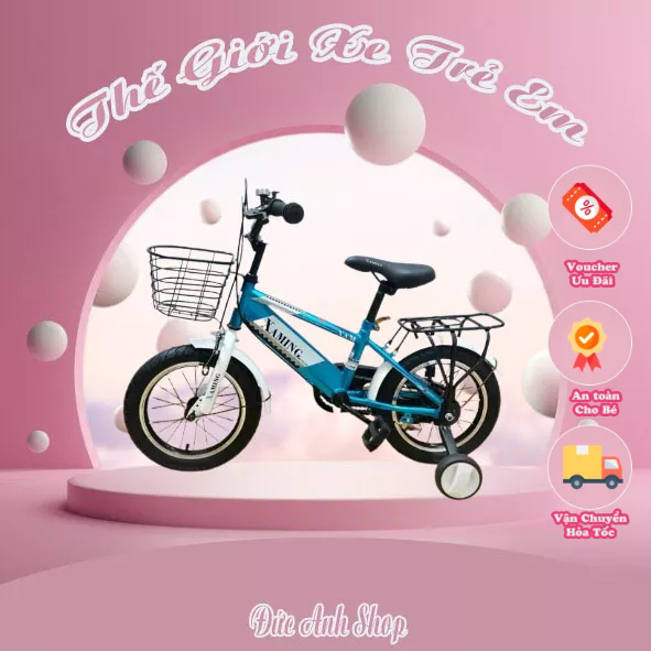 Xe đạp trẻ em XAMING cho bé trai từ 6 đến 11 tuổi , Hàng chính hãng nguyên hộp chưa lắp ráp khung sơn tĩnh điện