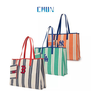Túi mlb tote ethnic striped tote bag - túi tote mlb xuất dư