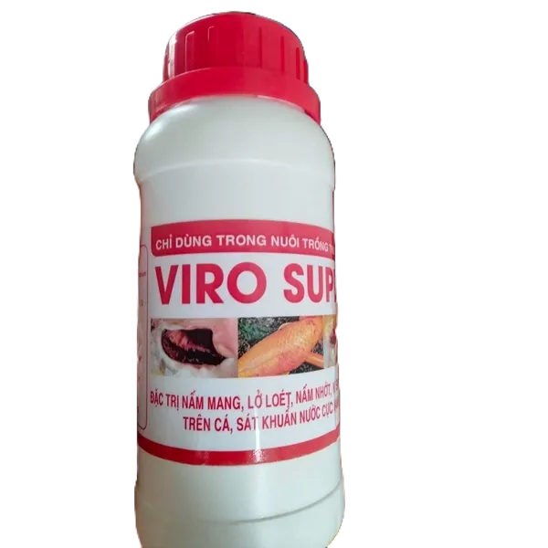 Thuốc cá koi - Trị cá nằm đáy, lở loét, ký sinh trùng - Viro supper - 120ml