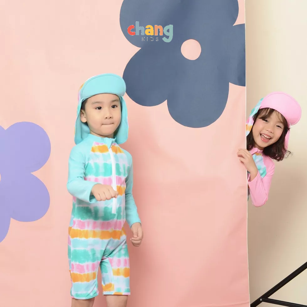 Bộ bơi liền kéo khóa dài tay ĐÙI dài Sun Glitter cho bé