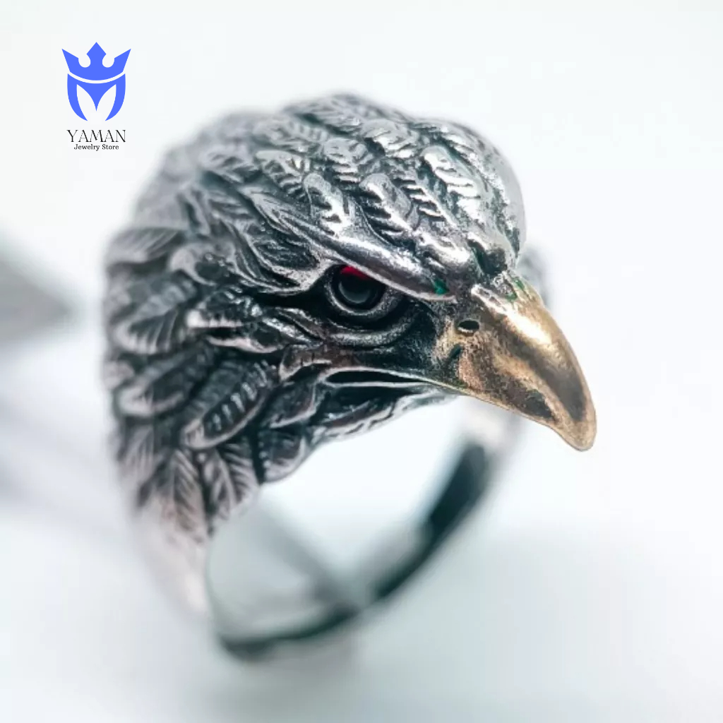 Nhẫn đại bàng YAMAN phong cách cực ngầu không gỉ