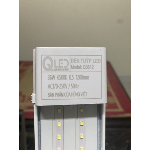 ComBo 10 Đèn Led Bán Nguyệt Đầu Vuông 1M200cm Bh 1 năm