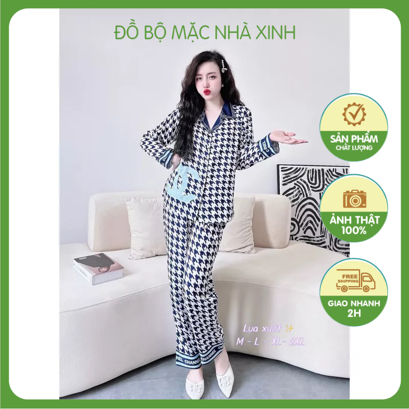 ⚡️ẢNH SHOP CHỤP⚡️ Bộ lụa thời trang 2023- Đồ bộ phối thiết kế - Hàng có size của bạn!