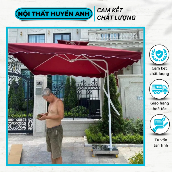 Ô Lệch Tâm Kèm Vỏ Chân Đế Bê Tông 55kg Chưa Bê Tông (Có Bánh Xe Di Chuyển)