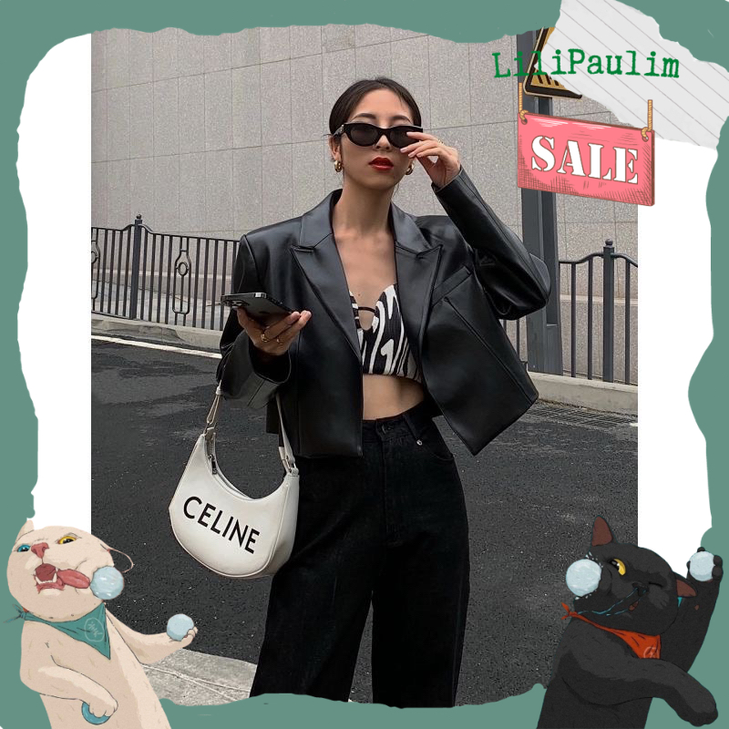 Áo da croprop phong cách Hàn Quốc, năng động cá tính cho các cô nàng girl crush