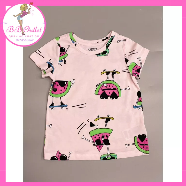 Áo thun cotton thoáng mát xuất khẩu xịn