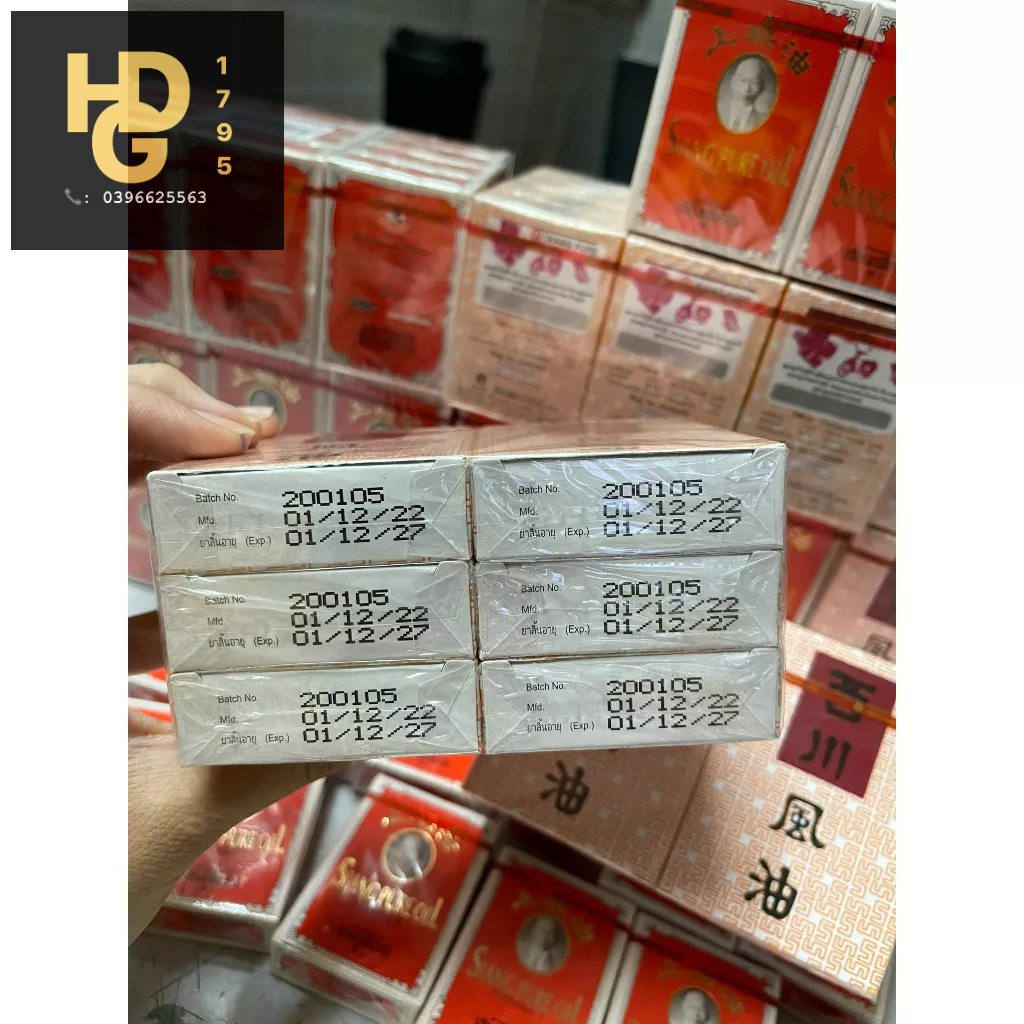 Combo 6 chai dầu trắng Thái Lan Cao cấp