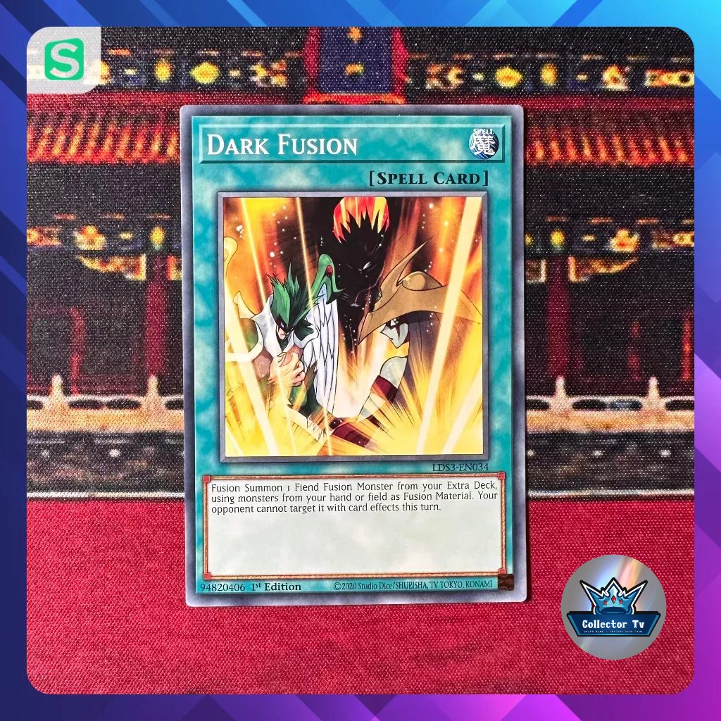 Thẻ bài YugiOh! (UK) LDS3-EN034; Dark Fusion