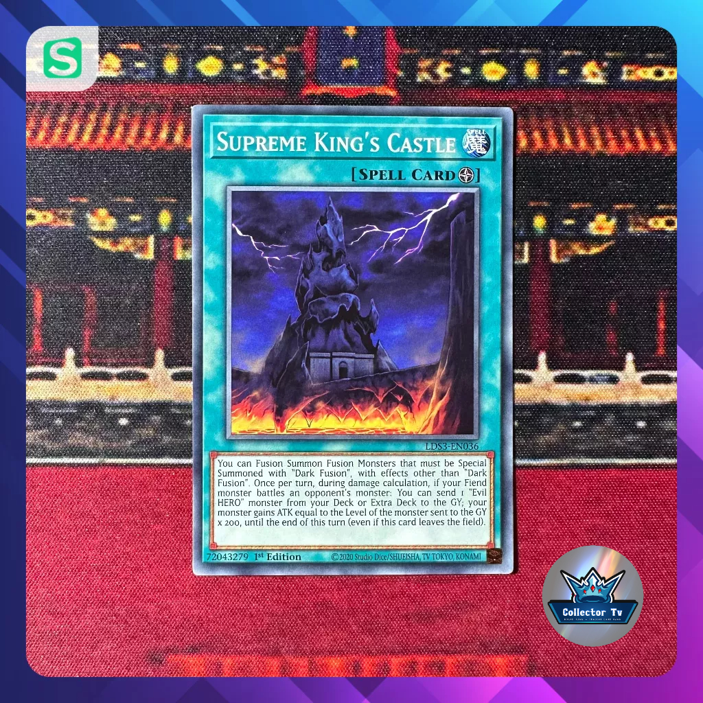Thẻ bài YugiOh! (UK) LDS3-EN036; Supreme King's Castle