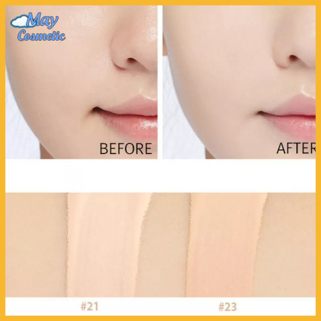 Phấn Nước Cushion MISSHA  Kiềm Dầu, Siêu Mỏng Mịn Che Phủ Cao MAGIC CUSHION SPF 50+ PA+++ Hộp Màu Hồng 15g