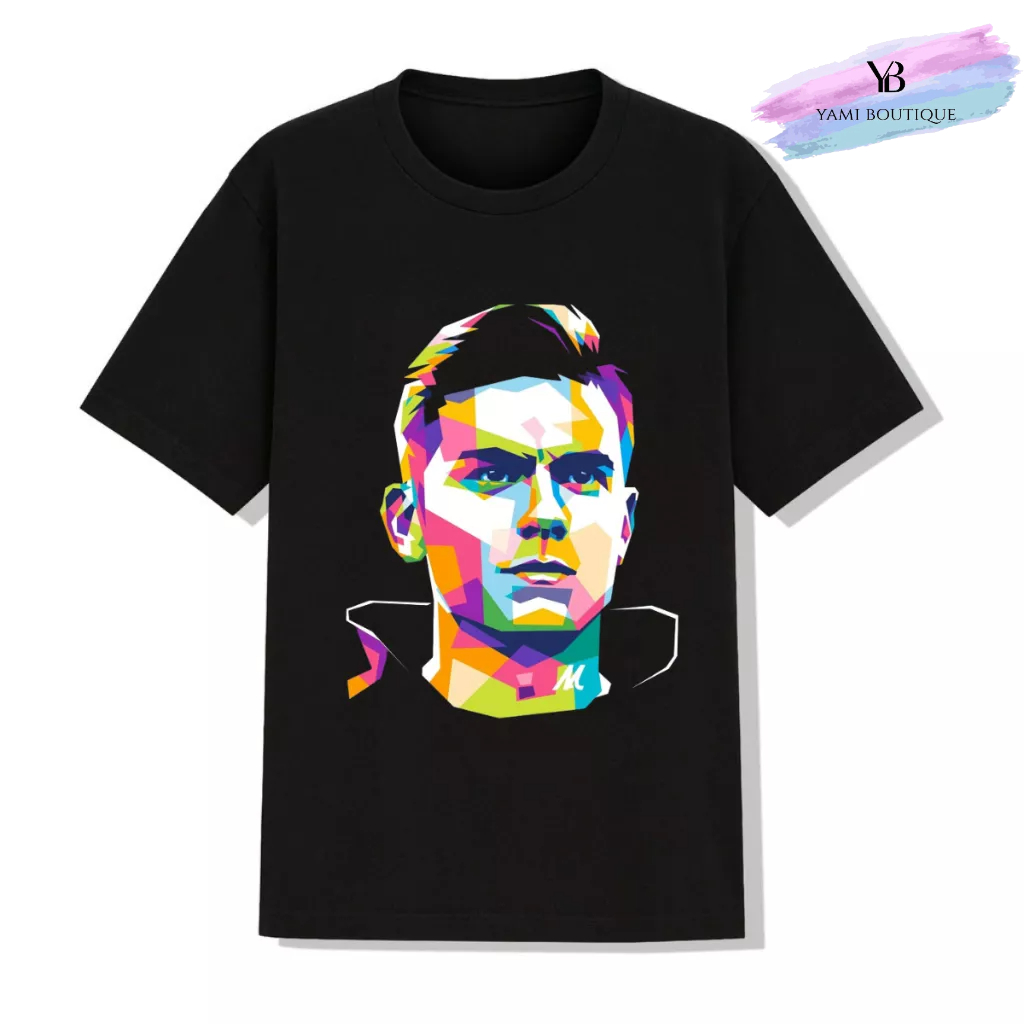 Áo Thun Nam Vải Cotton Mịn Mát, Áo Phông Thể Thao Mùa Hè In Hình Paolo Dybala Siêu Ngầu Mã DB10