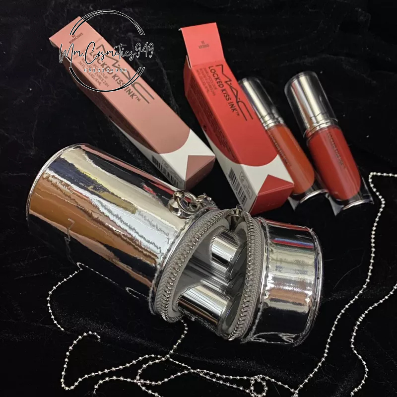 Son kem MAC Locked Kiss Ink nhiều màu