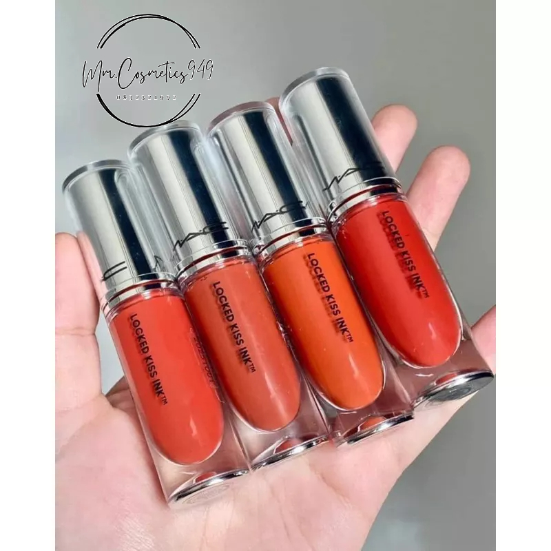Son kem MAC Locked Kiss Ink nhiều màu
