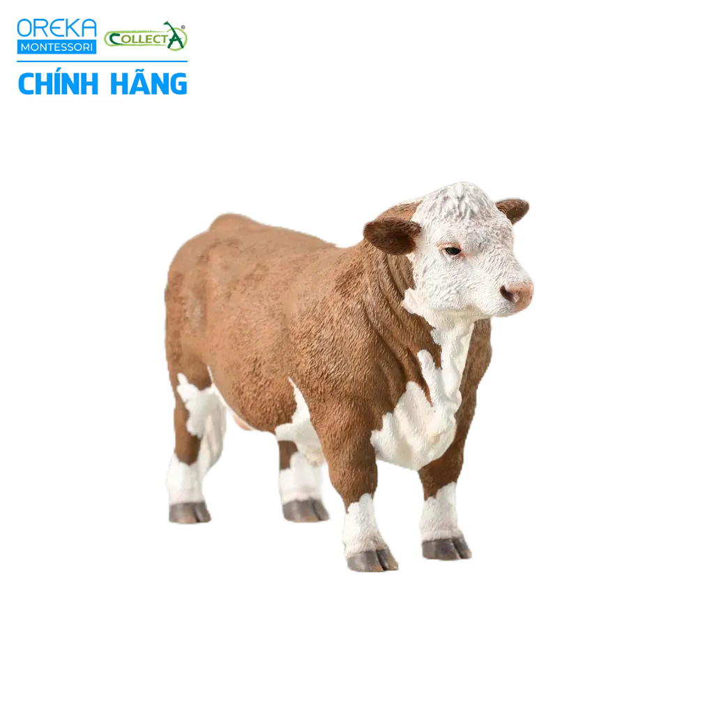 Mô hình động vật: Bò Hereford bố
