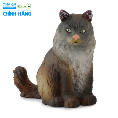 Mô hình động vật: Mèo rừng Na Uy - Ngồi