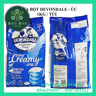Date 10/2023 - Sữa Bột Devondale Full Cream Úc (Túi 1Kg) Siêu Ngon, Nguyên Kem, Không Đường, Dinh Dưỡng, DING DIING FOOD