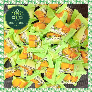 Date 11/2024 - kẹo dẻo xoài mangoca đức hạnh siêu ngon, ăn vặt, kẹo mềm vị trái cây, ding ding food