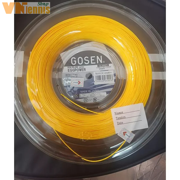 Dây đan vợt Tennis hiệu Gosen EggPower (sợi 12m)