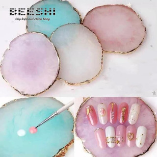 Miếng đá pha sơn gel - chụp ảnh móng nail - đá loang beeshishop nail