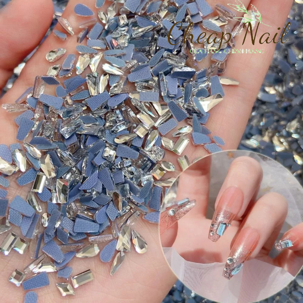 Đá khối chân bằng size nhỏ mini sét 100 viên Cheap nail