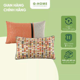 Vỏ gối lụa Ghome hình vuông chất lụa cao cấp dệt tay thủ công màu sắc sang trọng