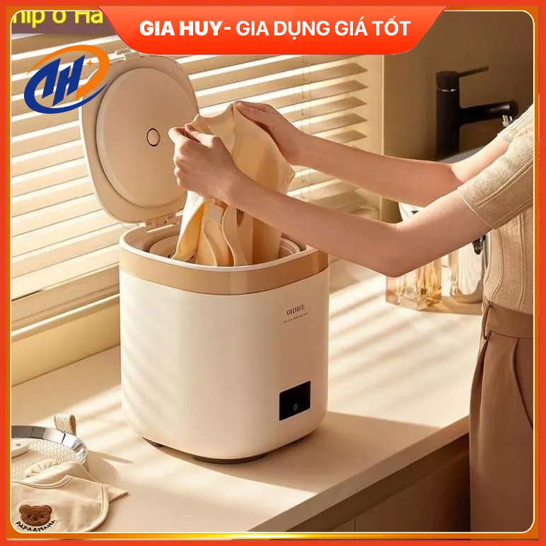 Máy giặt mini thông minh tự động cửa trước giặt quần áo sạch sẽ có ion khử khuẩn, tự động vắt nước xả nước bảo hành 1năm