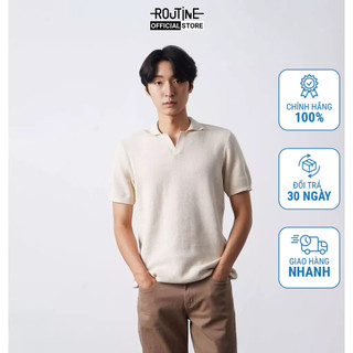 Áo Polo Nam Dệt Kim Tay Ngắn Trơn Form Slim - Routine 10F21POL013