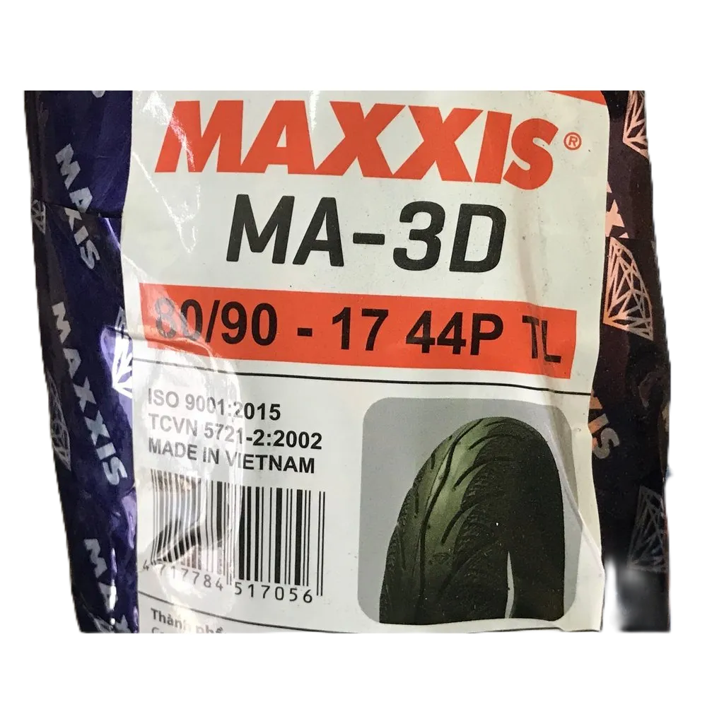 Vỏ Maxxis 70-80/90/17, 100-110/70/17 3D Bánh Trước/Sau Exciter135, Raider, Sirius, Future125 - Lốp maxxis Không Ruột