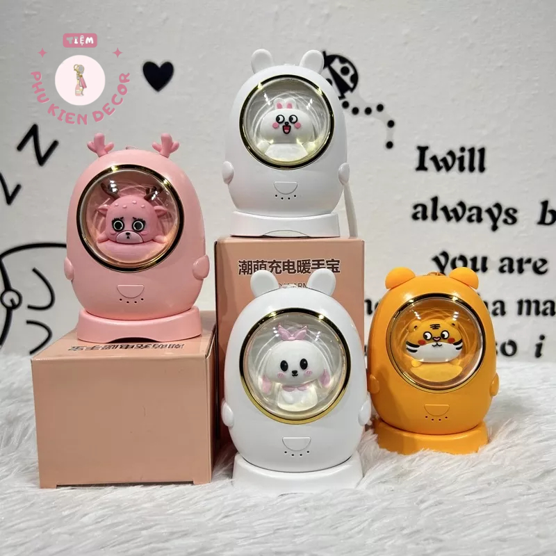Máy sưởi mini cầm tay kiêm sạc dự phòng, máy sưởi cầm tay hai mức nhiệt, thông minh nhỏ gọn tiện lợi