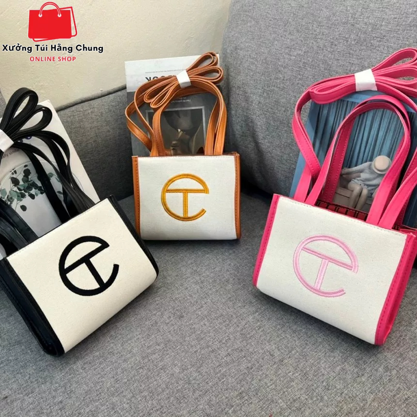 Túi xách nữ đeo vai da trơn cao cấp có 2 túi nhỏ ngoài mẫu mới siêu xinh phong cách hàn quốc