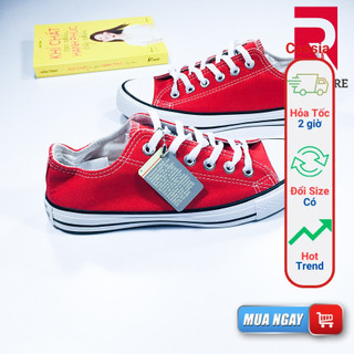 Giày nữ đỏ cổ thấp (lẻ size bán giá rẻ)