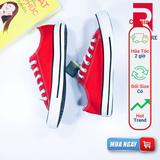 Giày nữ đỏ cổ thấp (lẻ size bán giá rẻ)