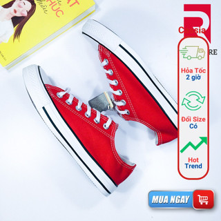 Giày nữ đỏ cổ thấp (lẻ size bán giá rẻ)