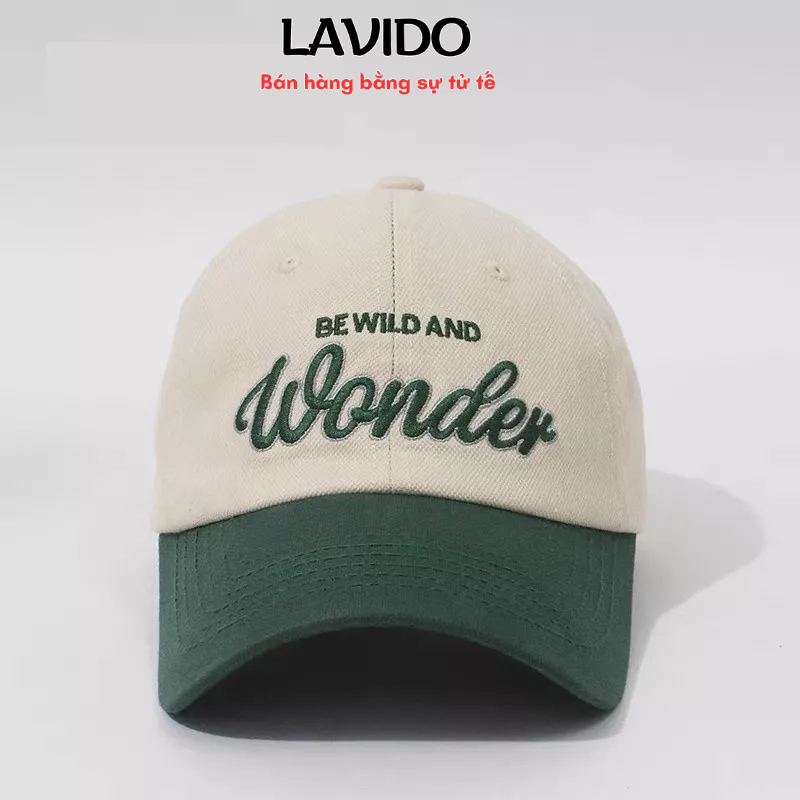 Mũ lưỡi trai thời trang thêu chữ WONDER phong cách nón kết nam nữ hàn quốc đẹp cá tính unisex