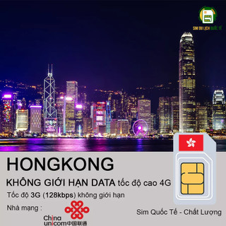 Sim data du lịch 4g hongkong tốc độ cao - không giới hạn.