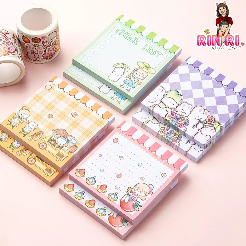 Giấy note họa tiết dễ thương