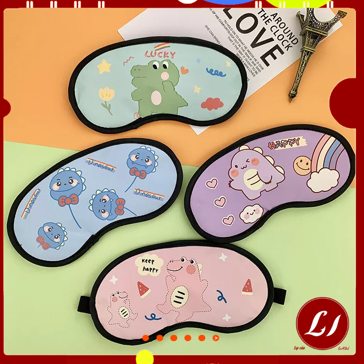 MIẾNG BỊT MẮT HOẠT HÌNH giúp dễ ngủ, giảm ánh sáng chiếu vào mắt -ladobi -TH