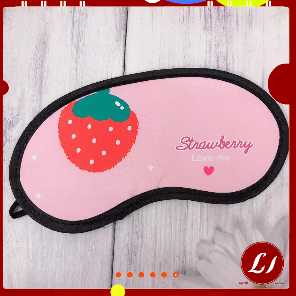 MIẾNG BỊT MẮT HOẠT HÌNH giúp dễ ngủ, giảm ánh sáng chiếu vào mắt -ladobi -TH