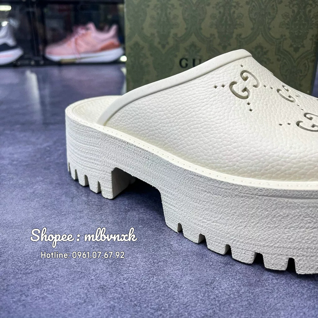 ẢNH THẬT / SIZE THEO BOX - Giày_Sục_Gucci_Đế_Cao_Siêu_Cấp - GIẦY THỂ THAO NAM NỮ