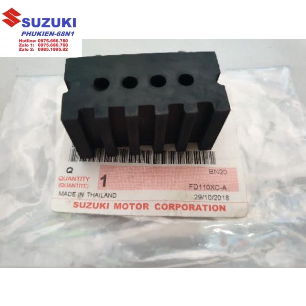 Cao su Đệm Yên Xe SUZUKI Raider, Axelo 125-Hàng chính hãng