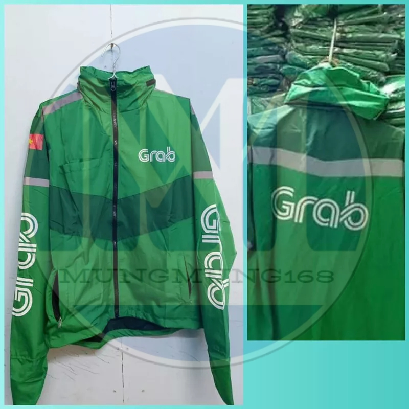 Áo khoác Grap Xe ôm công nghệ shiper hàng Cty vải bền đẹp