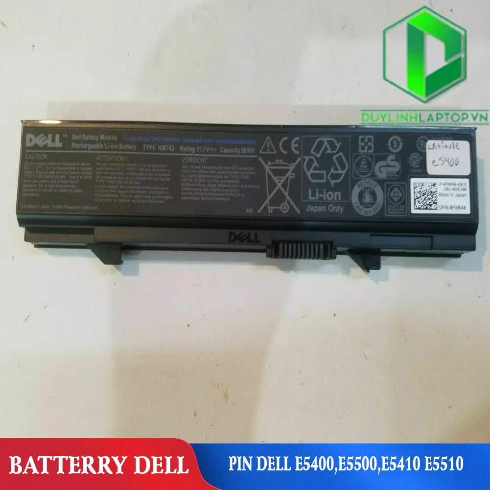 Pin Dell Latitude E5400, E5500, E5410, E5510