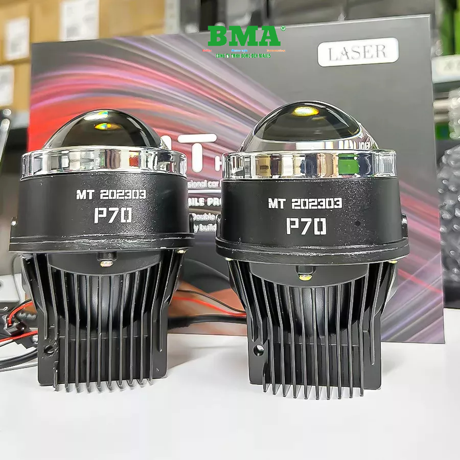 Bi Gầm 3.0 - P70 (3 Gam Màu) Lắp Chóa Pha Xe Máy, Đèn Gầm Ô Tô Chống Nước BH 1 Năm