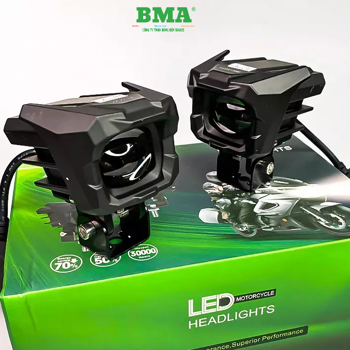 Đèn Trợ Sáng Bi Cầu S31 - 4 Chế Độ Sáng , Công xuất 45W Lắp Phù Hợp Cho Xe Máy Và Ô Tô
